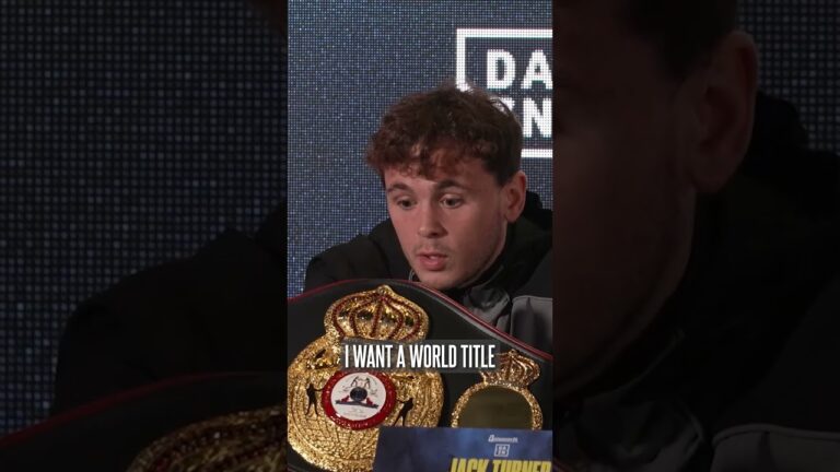 ‘Looking for another knockout’ 🥊 Jack Turner is on the hunt for titles 👑