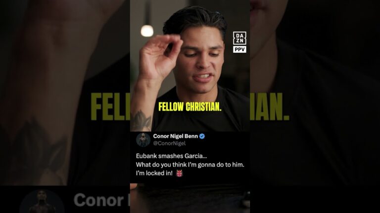 Garcia responds to Benn tweet 🥶