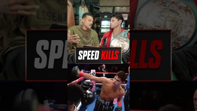 Ryan Garcia kept it 100 on why he believes speed trumps power in boxing #GarciaBenn