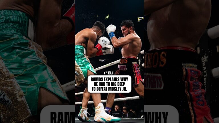 Jesus Ramos Explains How He Had to DIG DEEP to Defeat Mosley Jr.