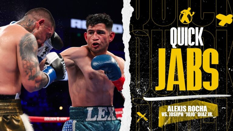 Quick Jabs | Alexis Rocha vs. Jojo Diaz Jr. | 🔥 SO CAL SHOWDOWN! 🔥