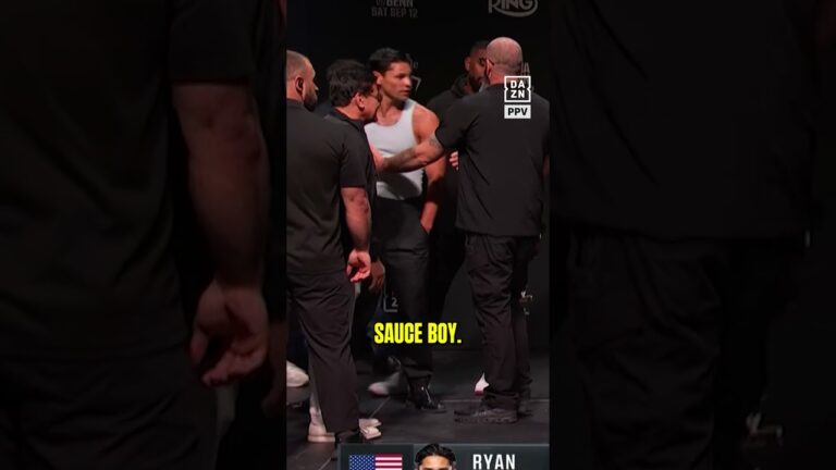 Listen in to Ryan Garcia & Conor Benn’s face off yesterday 👀