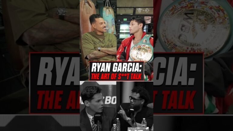 Ryan Garcia is as quick with the trash talk as he is with his hands 🗣️ #GarciaBenn