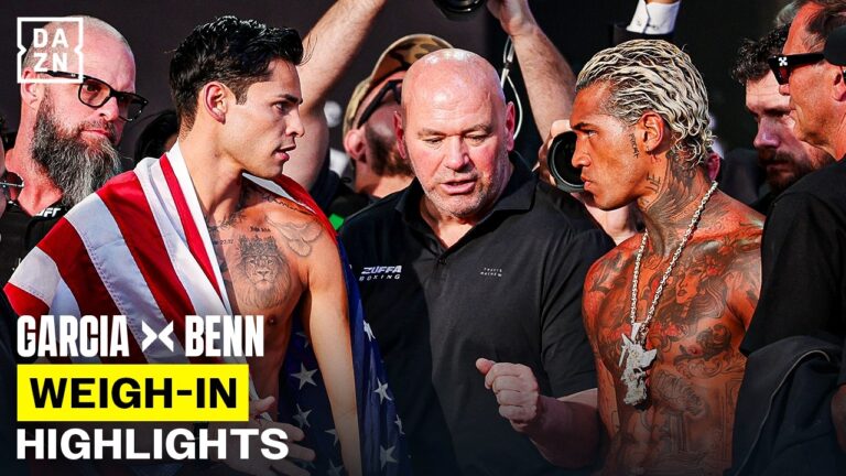 Ryan Garcia vs. Conor Benn | Weigh-in Highlights!