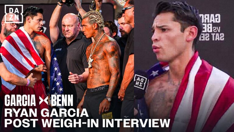 “I’M COMING WITH EVERYTHING” Ryan Garcia’s INSTANT REACTION after his face-off with Conor Benn!