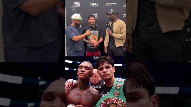 It was nothing but respect between Ryan Garcia and Conor Benn after the fight 🤝