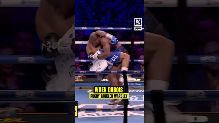Well that’s one way to get your opponent down to the canvas 😅