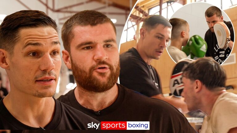 Johnny Fisher & Chris Billam-Smith put on boxing masterclass for young amateurs 🥊