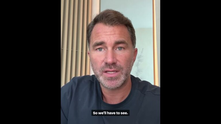 “We’ve Been Heard!” – Eddie Hearn On Anthony Joshua Vs Tyson Fury Latest