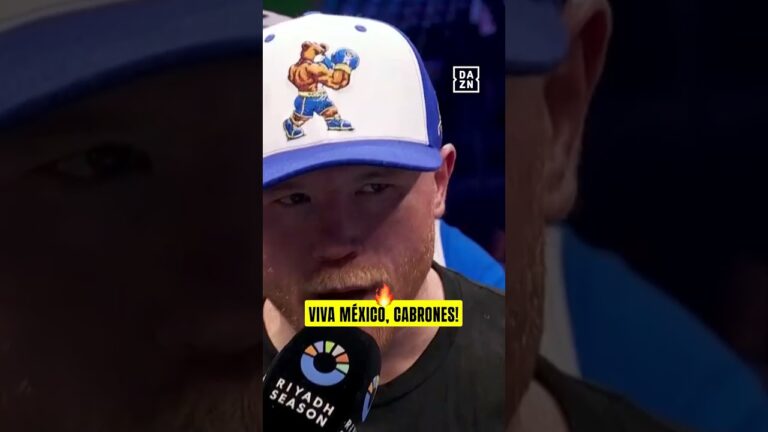 Take it away, Canelo! 🇲🇽