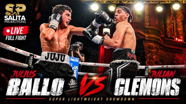 JULIUS BALLO VS JULIAN CLEMONS FULL FIGHT
