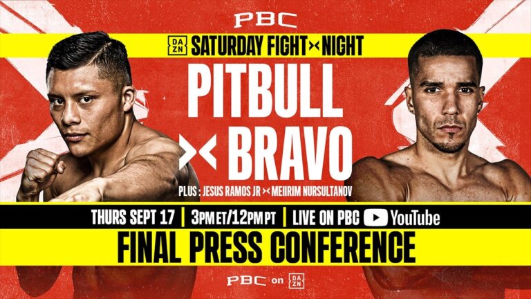 Pitbull vs Bravo FINAL PRESS CONFERENCE LIVESTREAM