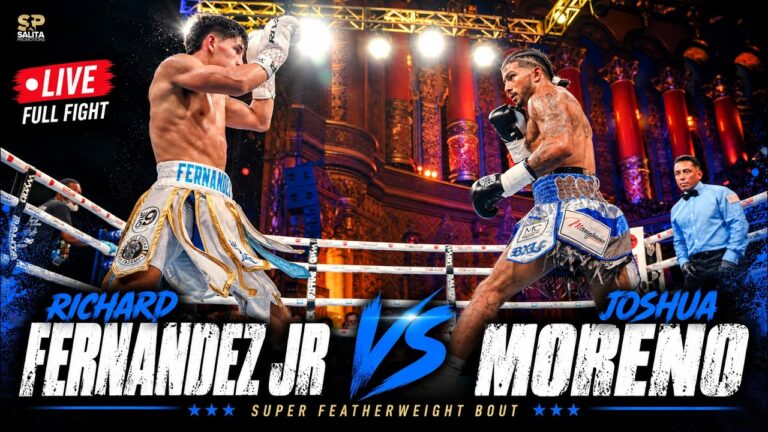 RICHARD FERNANDEZ JR VS JOSHUA MORENO FULL FIGHT