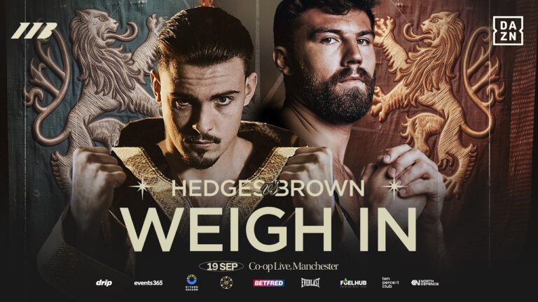 John Hedges Vs Pat Brown Weigh In | Matchroom Boxing