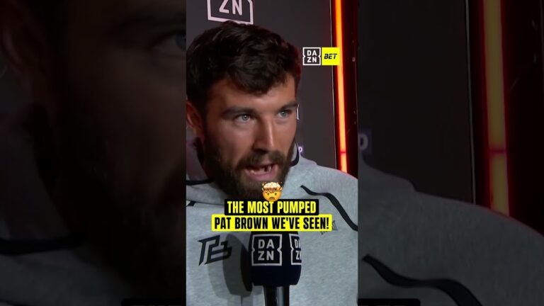 Pat Brown stormed off the stage after his interview 🤣