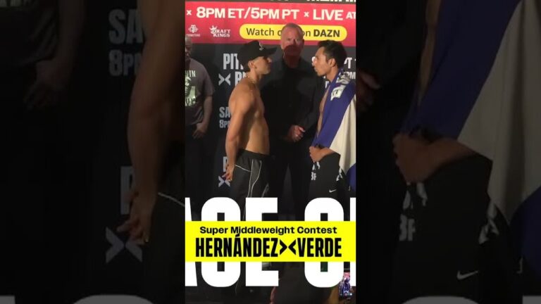 Verde vs Hernandez are ready to rumble