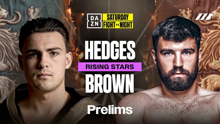PAT BROWN VS. JOHN HEDGES PRELIMS LIVESTREAM