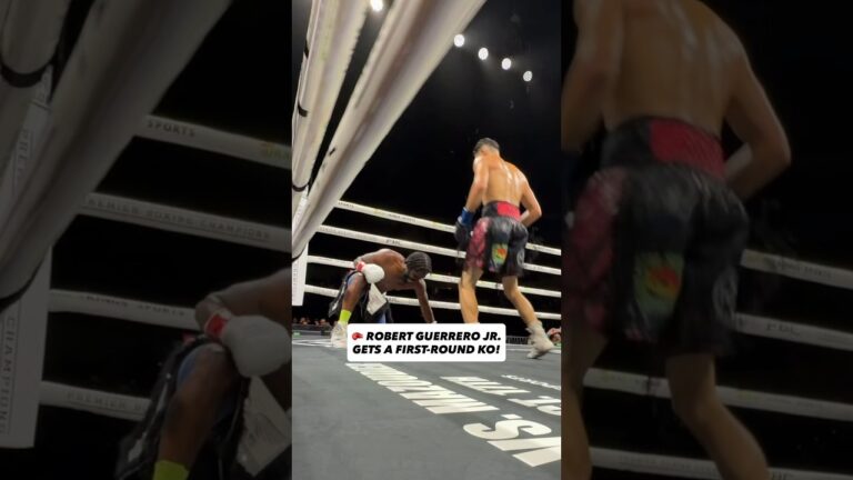 Robert Guerrero Scores a First-Round KO Over Shawn Rall