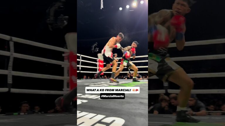 Pure power on display as Eumir Marcial lands a vicious knockout punch to close out the night