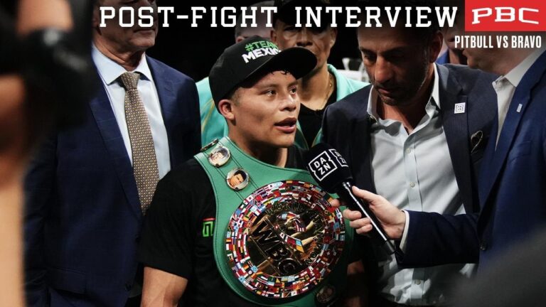 IN RING INTERVIEW: Pitbull Calls out Ryan Garcia