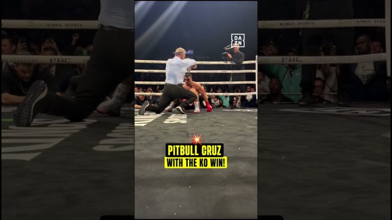PITBULL CRUZ GETS THE KNOCKOUT WIN! 😱