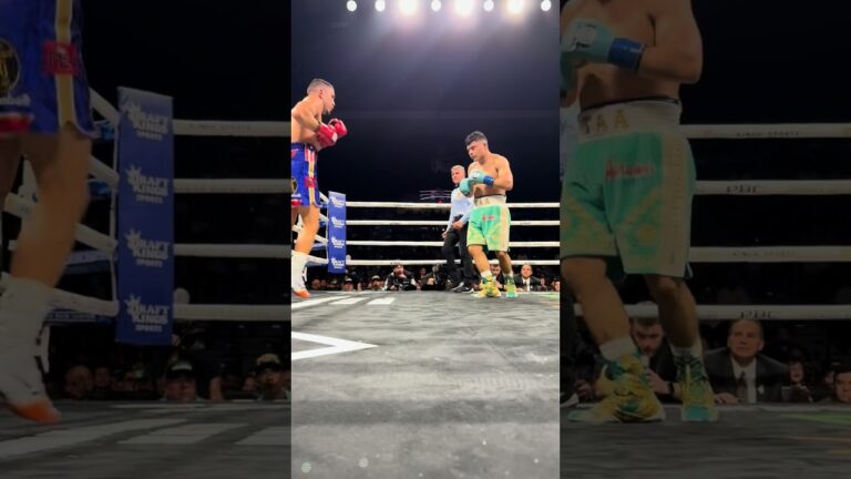 IT’S OVER! Isaac “Pitbull” Cruz lands a devastating right hand to knock out Nestor Bravo! 🚨🇲🇽💥