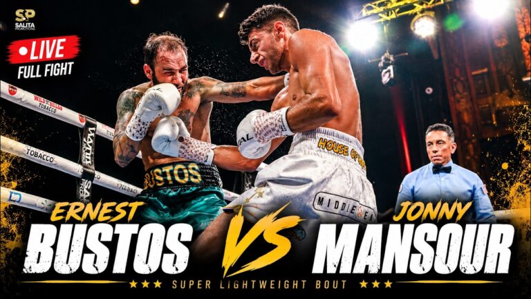 JONNY MANSOUR VS ERNEST BUSTOS FULL FIGHT