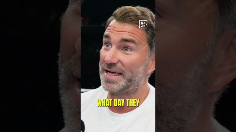 Eddie Hearn insists a fight between AJ & Fury is likely for a Friday, but not as late as 3am ⏰