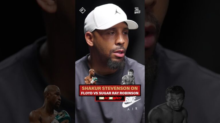Shakur Stevenson is very confident that Floyd Mayweather beats Sugar Ray Robinson 😳