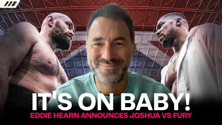 Eddie Hearn Announces Tyson Fury Vs Anthony Joshua, Dec 11 In Cardiff | Matchroom Boxing