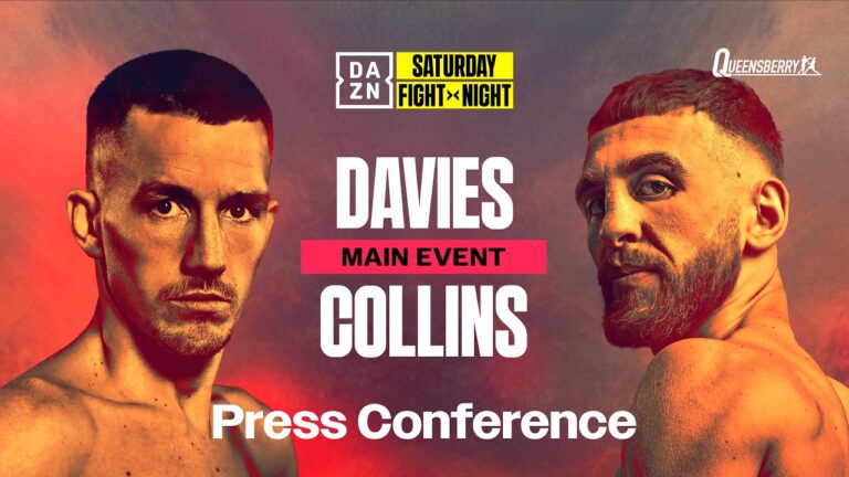 LIAM DAVIES VS. NATHANIEL COLLINS PRESS CONFERENCE LIVESTREAM