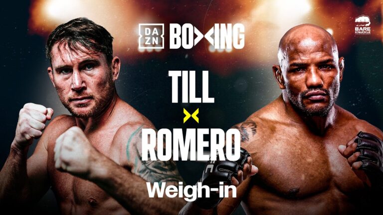 DARREN TILL VS. YOEL ROMERO | BKFC 94 WEIGH IN LIVESTEAM