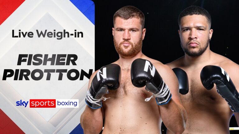 LIVE WEIGH-IN! | Johnny Fisher vs Michael Pirotton
