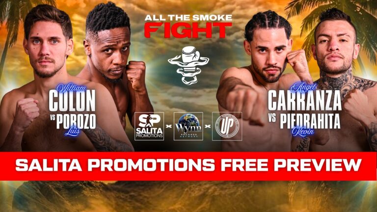 🔴 LIVE FIGHTS from San Juan feat. Colon vs. Poroza & Carranza vs. Piedrahita