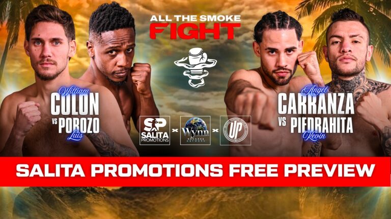 William Colon vs. Luis Poroza, Angel Carranza vs. Kevin Piedrahita from San Juan, Puerto Rico