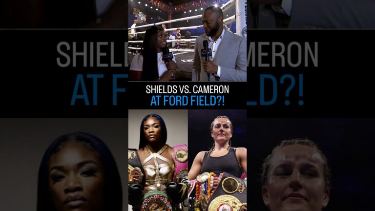 Shields vs Cameron from FORD FIELD?!