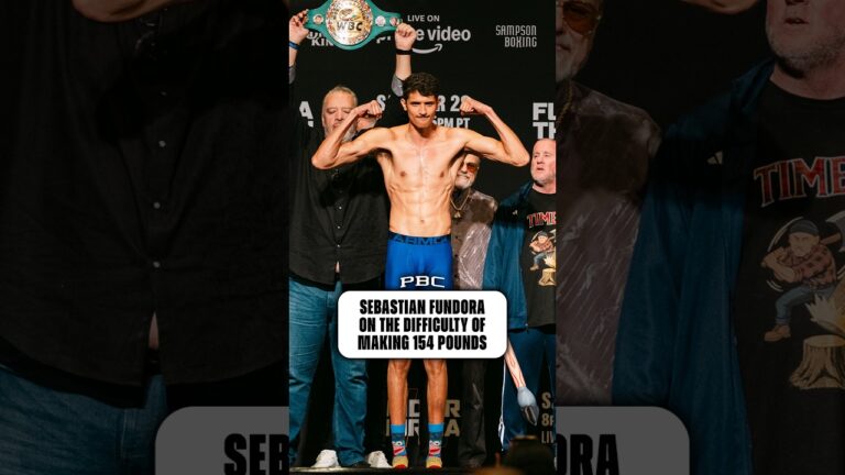 Sebastian Fundora on the Difficulty of Making 154 Pounds