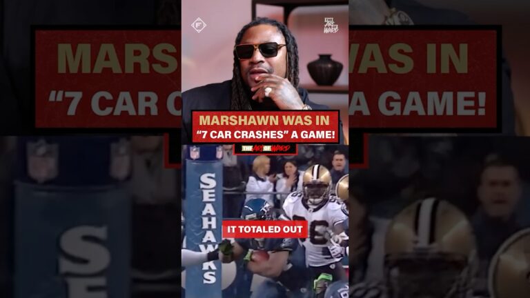 Marshawn Lynch was really taking 7 car crashes worth of hits EVERY GAME 🤯