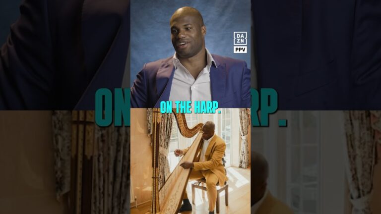 Who knew Daniel Dubois played the harp?! 🪉