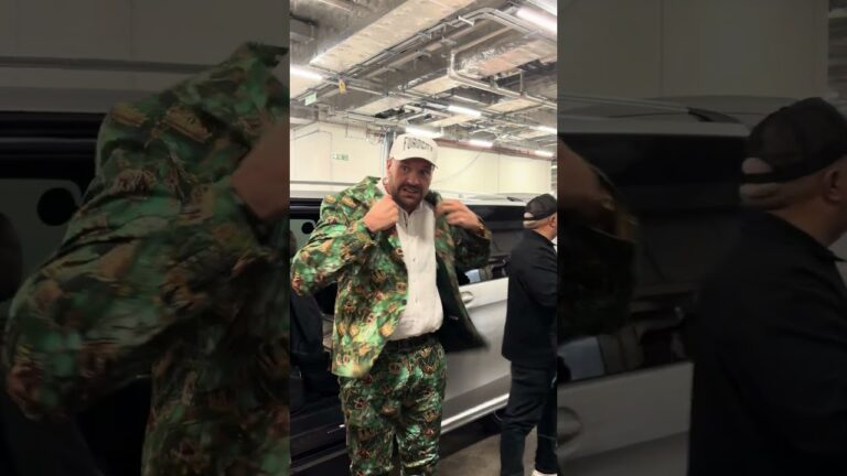 Tyson Fury Rocks Up For Anthony Joshua Launch Presser 👀