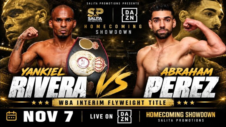 ABRAHAM PEREZ VS. YANKIEL RIVERA | WBA INTERIM FLYWEIGHT TITLE HOMECOMING SHOWDOWN | NOV 7 ON DAZN