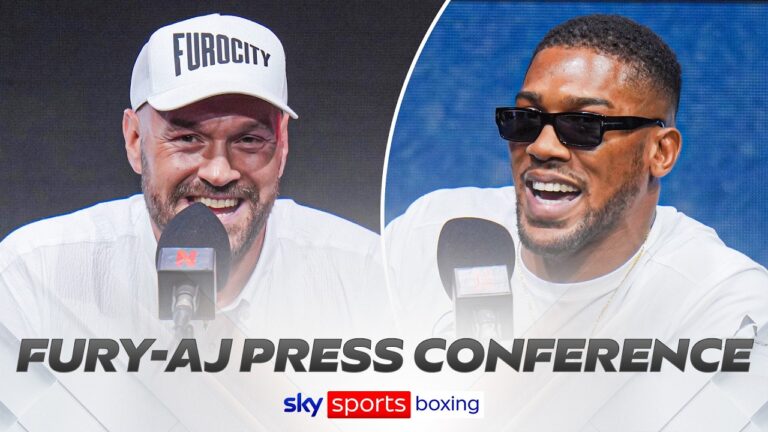 Tyson Fury vs Anthony Joshua Launch Press Conference 👀