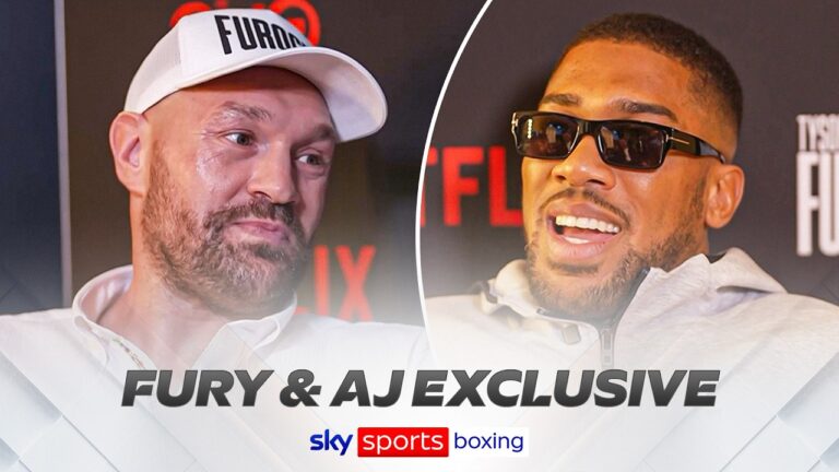 AWKWARD Tyson Fury interview & Anthony Joshua fight prediction 👀