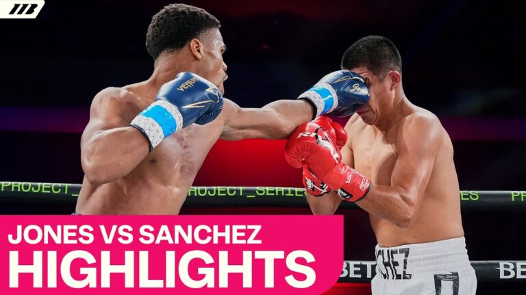 Omari Jones Bangs Out Alan Sanchez, Now 8-0 (5 KOs) | Matchroom Boxing