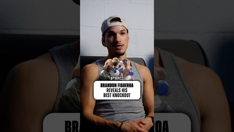 Brandon Figueroa Reveals His Best Knockout