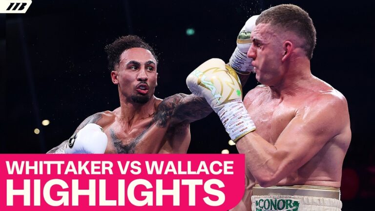 Ben Whittaker Beats Conor Wallace Despite Late Onslaught | Matchroom Boxing
