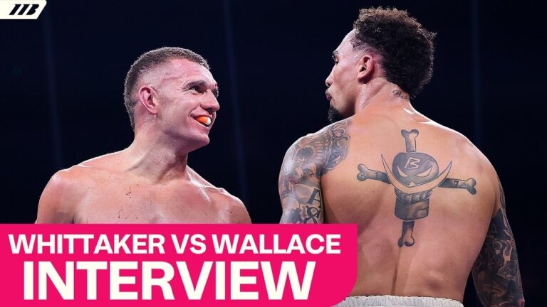 Ben Whittaker Tells Conor Wallace: “I Think We Should Rematch!” | Matchroom Boxing