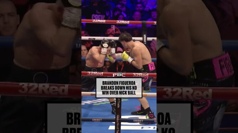 Brandon Figueroa Rates His KO Win Over Against Nick Ball