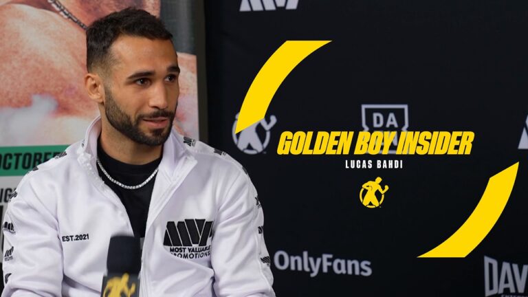 Golden Boy Insider | Lucas Bahdi