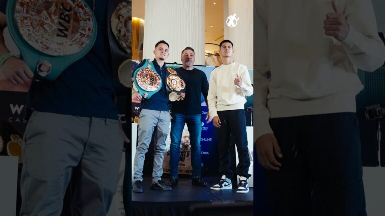 First faceoff between unified champ Ricardo Sandoval and Sergio Mendoza! 🇲🇽💥